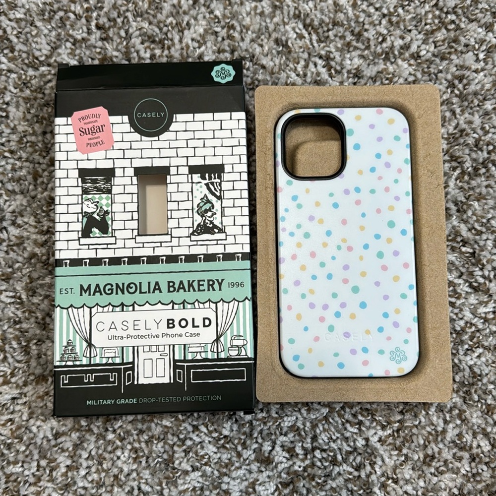 CASELY Bold+MagSafe iPhone 12 Pro Max limited edition confetti cupcase NEW